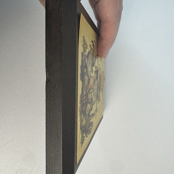 Vintage Hummel wall plaque girl‎ with chickens farmhouse cottagecore decor - Picture 8 of 16